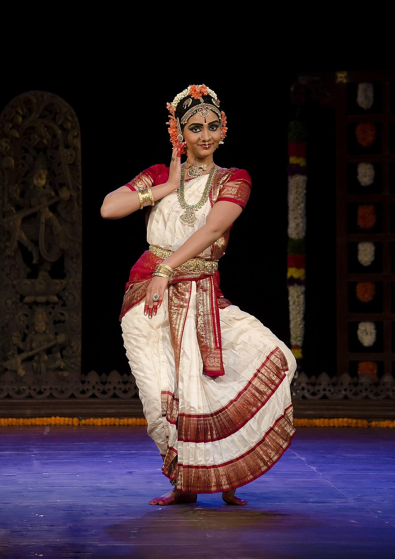 A Kuchipudi dancer