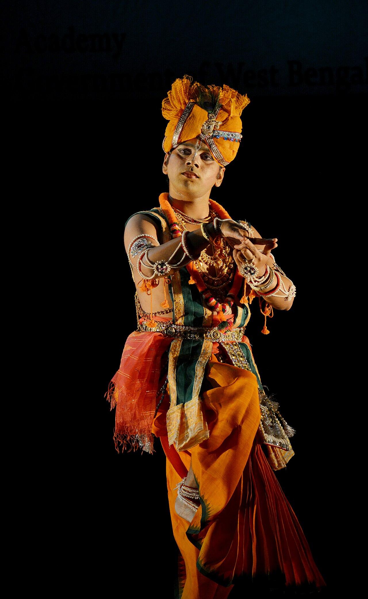 A Manipuri dancer